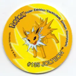 #135 JOLTEON TAZO Nº139 POKEMON TAZOS 2 COLECCION 2000 MATUTANO / TASTY - Image 1