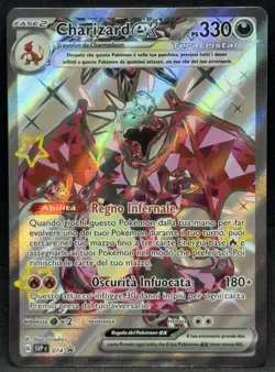 POKEMON~CHARIZARD EX~074~SV BLACK STAR PROMOS~ITA~NM - Image 1