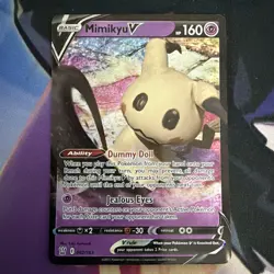 Mimikyu V Battle Styles SWSH 062/163 Ultra Rare Pokemon TCG NM/Mint - Image 1
