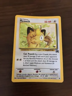 Pokemon TCG Meowth Holo - Promo 10 - Image 1