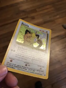 Pokemon TCG Meowth Holo - Promo 10 - Image 3