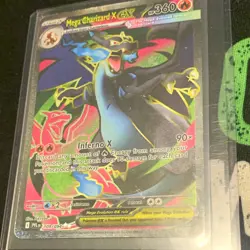 Mega Charizard EX Secret Rare Full Art Holo 109/094 Flashfire Pokemon TCG 2014 - Image 1