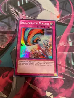 YUGIOH - ESCALATION OF THE MONARCHS - SUPER RARE - 1ST ED - NM - PRIO - Image 1