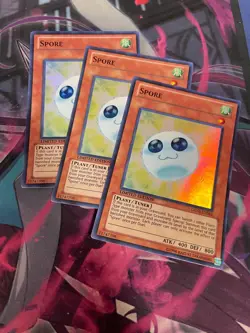 YUGIOH - SPORE X3 - SUPER RARE - GENF - LIMITED EDITION - NM - Image 1