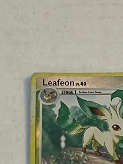 Pokemon TCG Leafeon 24/100 Majestic Dawn Platinum Reverse Holo STAMPED 2008 - Image 4