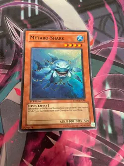 YUGIOH - METABO SHARK - SUPER RARE - SOVR - 1ST ED - LP - Image 1