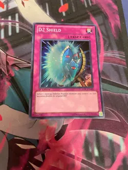 YUGIOH - D2 SHIELD - SUPER RARE - 1ST ED - NM - STBL - Image 1
