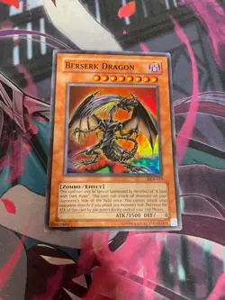 YUGIOH - BERSERK DRAGON - SUPER RARE - DCR - UNLIMITED - LP - Image 1