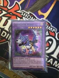 Yu-Gi-Oh! TCG Frightfur Wolf Fusion Enforcers FUEN-EN021 1st Edition Super Rare - Image 1