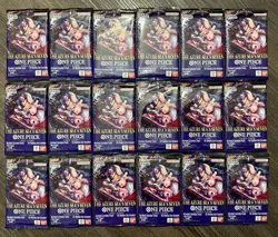Lot Of 18 : One Piece OP14 The Azure Sea's Seven Booster Packs English - Image 1