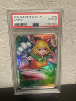 PSA 10 Carrot SR OP08-023 2024 One Piece - Image 1