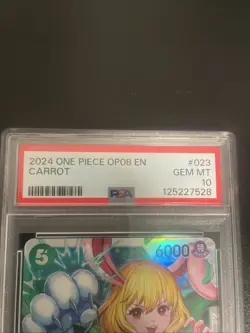 PSA 10 Carrot SR OP08-023 2024 One Piece - Image 3