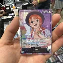 One Piece CCG Nami OP11-041 Leader Whole Cake Island Promo English - Image 1