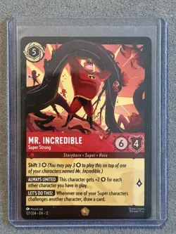 Mr. Incredible: Super Strong - 127/204 Legendary - Disney Lorcana: Wilds Unknown - Image 1