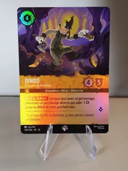 Carte LORCANA FR -Chapitre 10 205/204 Dingo - Epique ✨ FOIL ✨ Neuf - Image 1