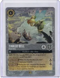 Tinker Bell - Giant Fairy Holo Promo Disney Lorcana Promo Cards 11 NM - Image 1