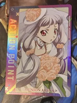 Union Arena Code Geass Action Point Card AP02 Holo Foil NM - Image 1