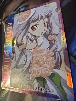 Union Arena Code Geass Action Point Card AP02 Holo Foil NM - Image 2