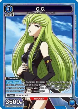 C.C. Union Arena Code Geass Vol 2 UEX03BT/CGH-2-005 Super Rare SR Full Art NM - Image 1