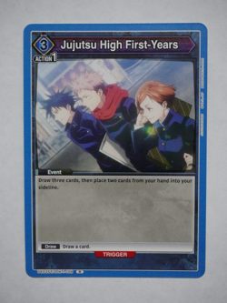 Jujutsu High First-Years Union Arena TCG - Jujutsu Kaisen NON-FOIL RARE - Image 1