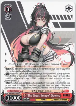 Weiss Schwarz "The Great Escape" Quency GODDESS OF VICTORY NIKKE NIK/S117-E079 C - Image 1