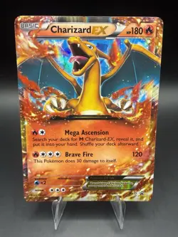 Charizard EX XY Black Star Promo XY17 Pokemon Card TCG ENG MP - Image 1