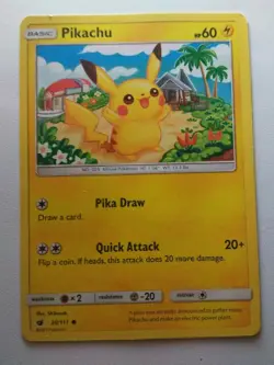 Pokemon Card - Pikachu 30/111 Rare Evolutions Deck Exclusives J&M Tarantula - Image 1