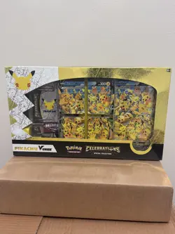 Pokemon TCG Celebrations Special Collection Pikachu V Union Box Factory Sealed 820650809156 - Image 1