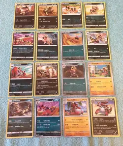 SANDILE, KROKOROK, & KROOKODILE BUNDLE OF POKEMON CARDS - Image 1