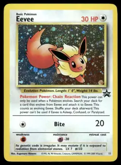 SWIRL 🌀 Eevee #11 | Black Star Promo | Holo Rare | Pokemon Card | WOTC LP - Image 2