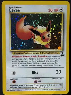 SWIRL 🌀 Eevee #11 | Black Star Promo | Holo Rare | Pokemon Card | WOTC LP - Image 4