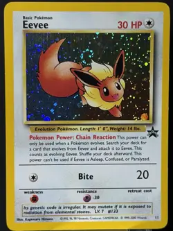 SWIRL 🌀 Eevee #11 | Black Star Promo | Holo Rare | Pokemon Card | WOTC LP - Image 5