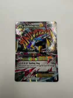 M Metagross EX XY35 Holo Rare Black Star Promo XY Promo Pokemon Card TCG HP/MP - Image 1
