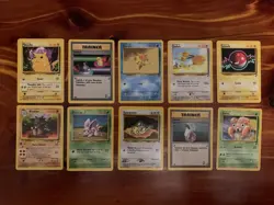 10 VINTAGE Pokemon Cards from Classic WOTC Sets!! - Image 1