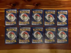 10 VINTAGE Pokemon Cards from Classic WOTC Sets!! - Image 2