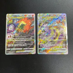 Charizard 212/172 Mewtwo 221/172 SAR VSTAR Universe Set Pokemon Card Japanese - Image 1