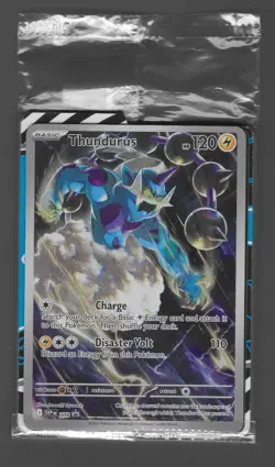 Pokemon TCG - (SEALED) Thundurus 209 Scarlet & Violet Promo Cards (Holo) EN NM - Image 1