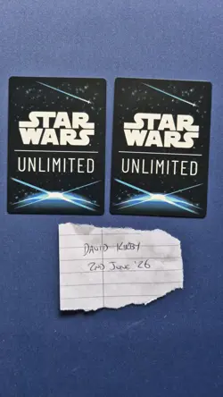 Star Wars Unlimited Darth Vader Meet Your Destiny Event Exclusive Promo Card - Image 2