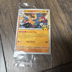 Pokemon Archeops '140 Rock Throw' Field Museum Exclusive Promotional Card sealed - Image 1