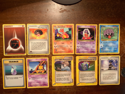 10 VINTAGE Pokemon Cards from Classic WOTC Sets!! - Image 1