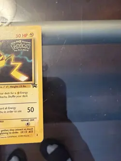 Pokemon Pikachu Promo Card Black Star, WB Presents, LV. 13,#25 - Image 3