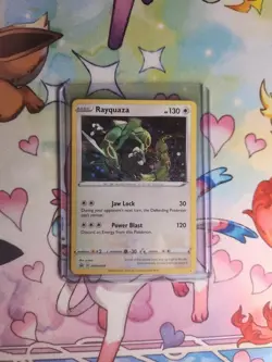 Pokemon TCG Rayquaza Swsh029 Holo Black Star Promo Nm - Image 1