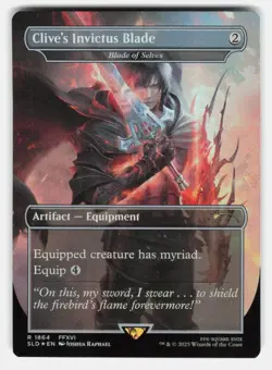 CLIVE'S INVICTUS BLADE - BLADE OF SELVES FOIL - MTG - RAPHAEL NM/M - Image 1