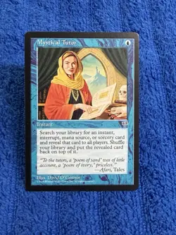 Mystical Tutor - Mirage - NM - MTG - Magic the Gathering - Blue - Instant - Image 1