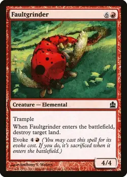 Faultgrinder NonFoil Commander 2011 122 NM MTG - Image 1