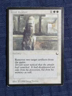 2x MTG Dust to Dust, The Dark, LP/MP - Image 1
