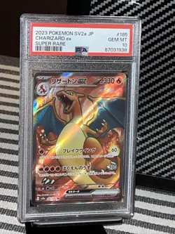 2023 Pokemon SV2a JP Charizard ex Super Rare #185/165 PSA 10 GEM MINT - Image 1