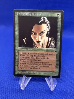 VTG 1994 Magic the Gathering The Dark Elves of Deep Shadow Uncommon MP - Image 1