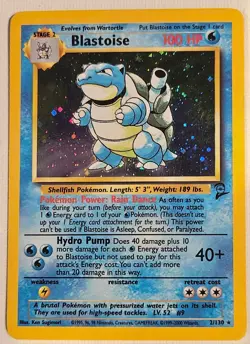​Vtg Pokemon Card Holo Lot - Base Set 2 Blastoise Venusaur Gyarados Wigglytuff - Image 2