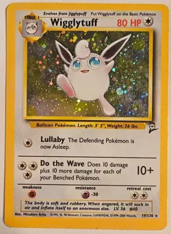 ​Vtg Pokemon Card Holo Lot - Base Set 2 Blastoise Venusaur Gyarados Wigglytuff - Image 4